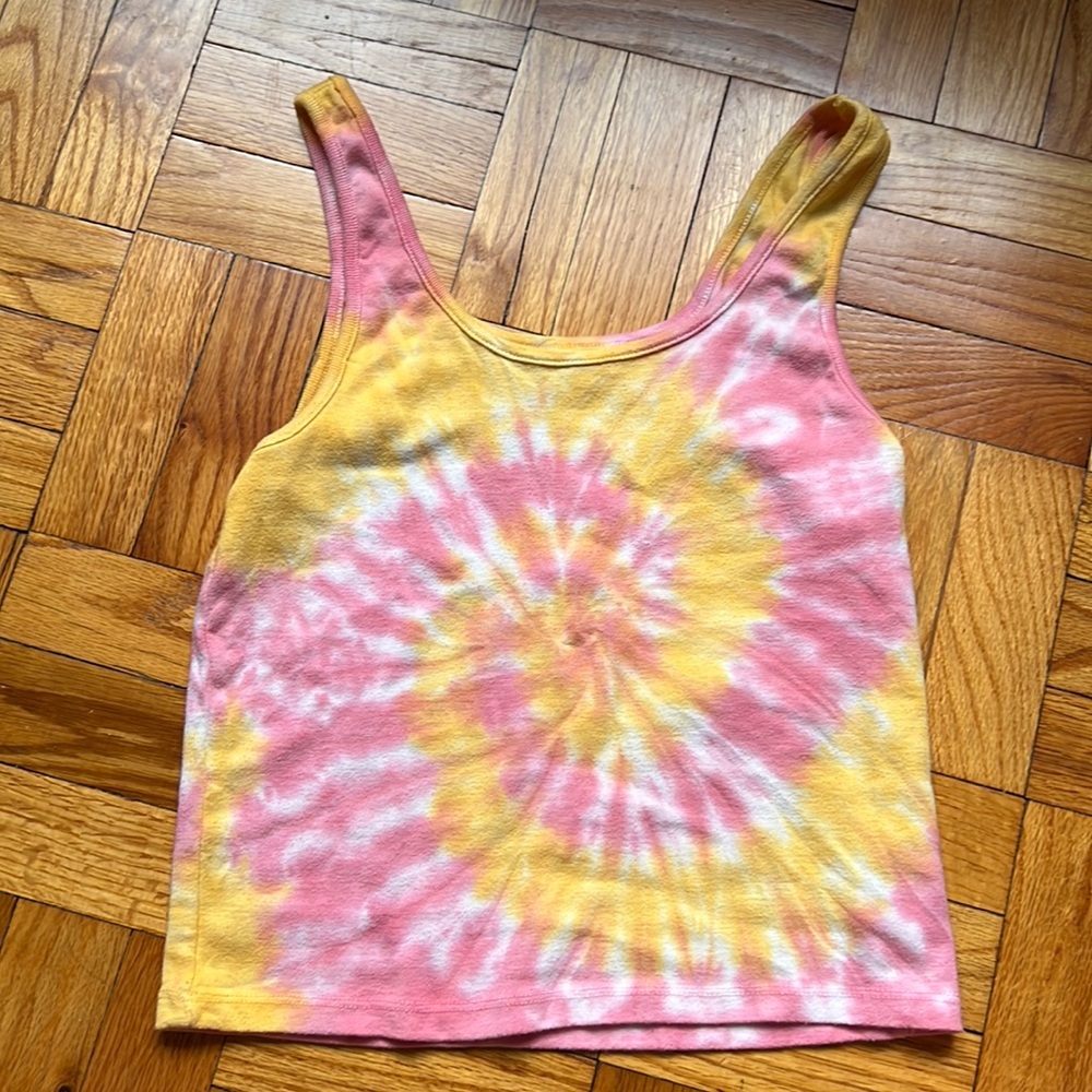 Tie die tank top